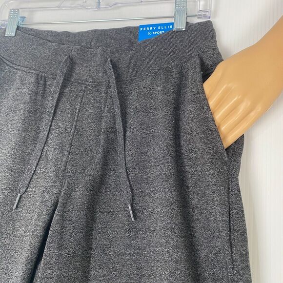Mens Perry Ellis Sport Jogger Pants Caviar Heather Size S UPF 50+ 3 Pockets New‎ - Picture 14 of 16